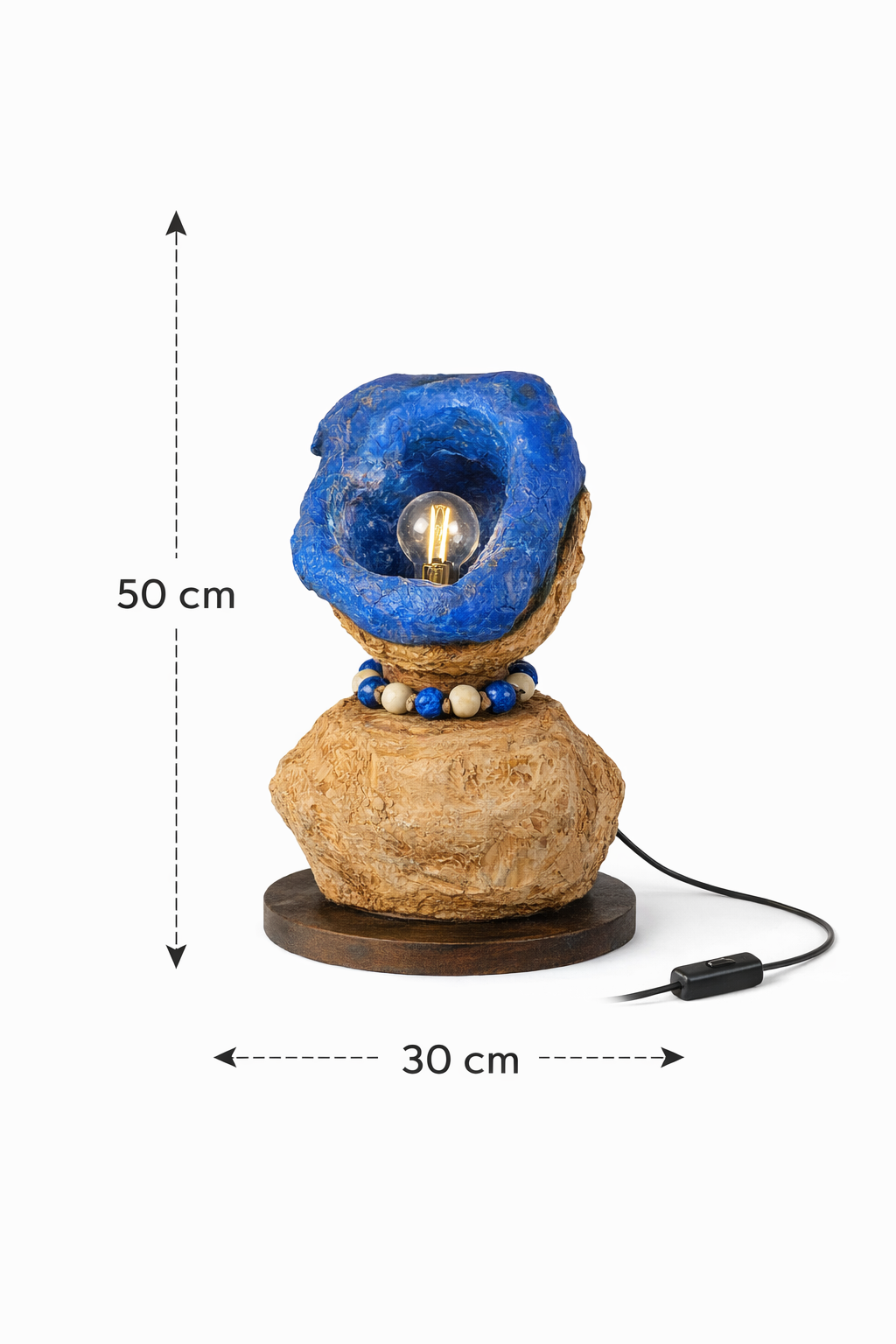 Innere Quelle — Skulpturale Tischlampe