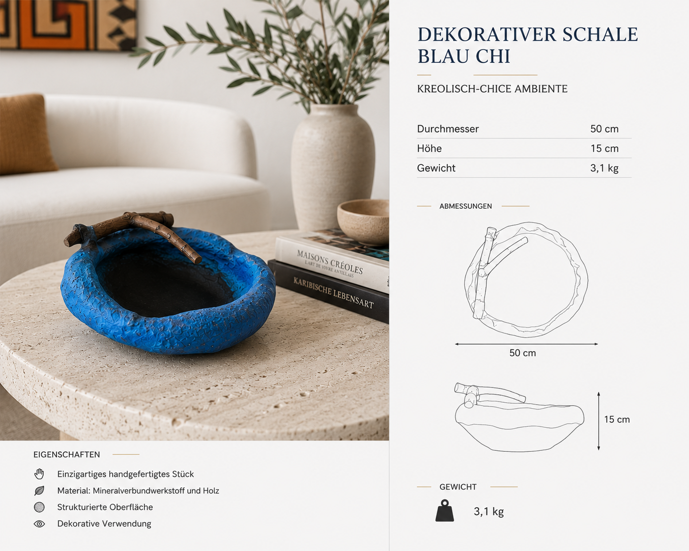 Dekorative Schale LAGUNE