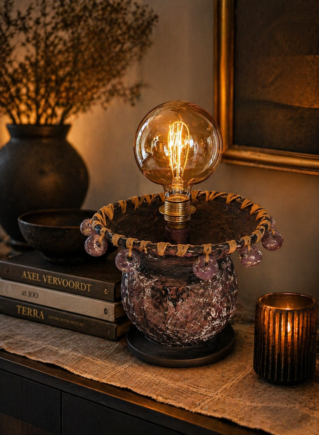 AMETHYS – Skulpturale Tischlampe | Inspiriert vom Amethyst
