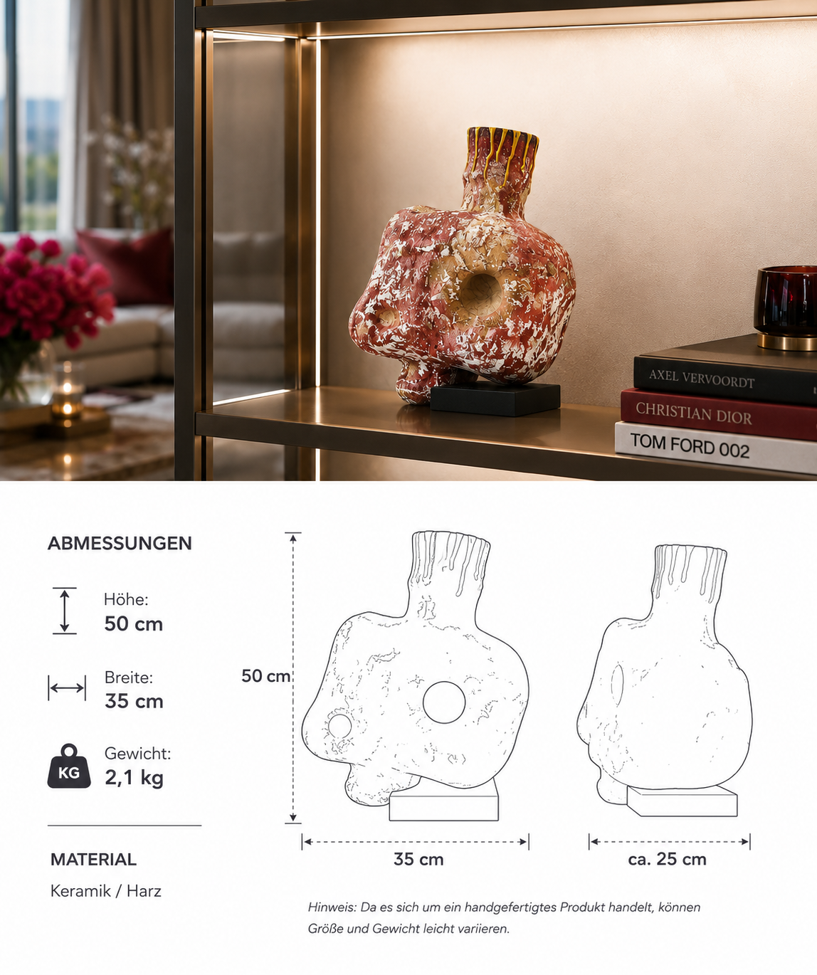 Skulpturale Vase ORIGO