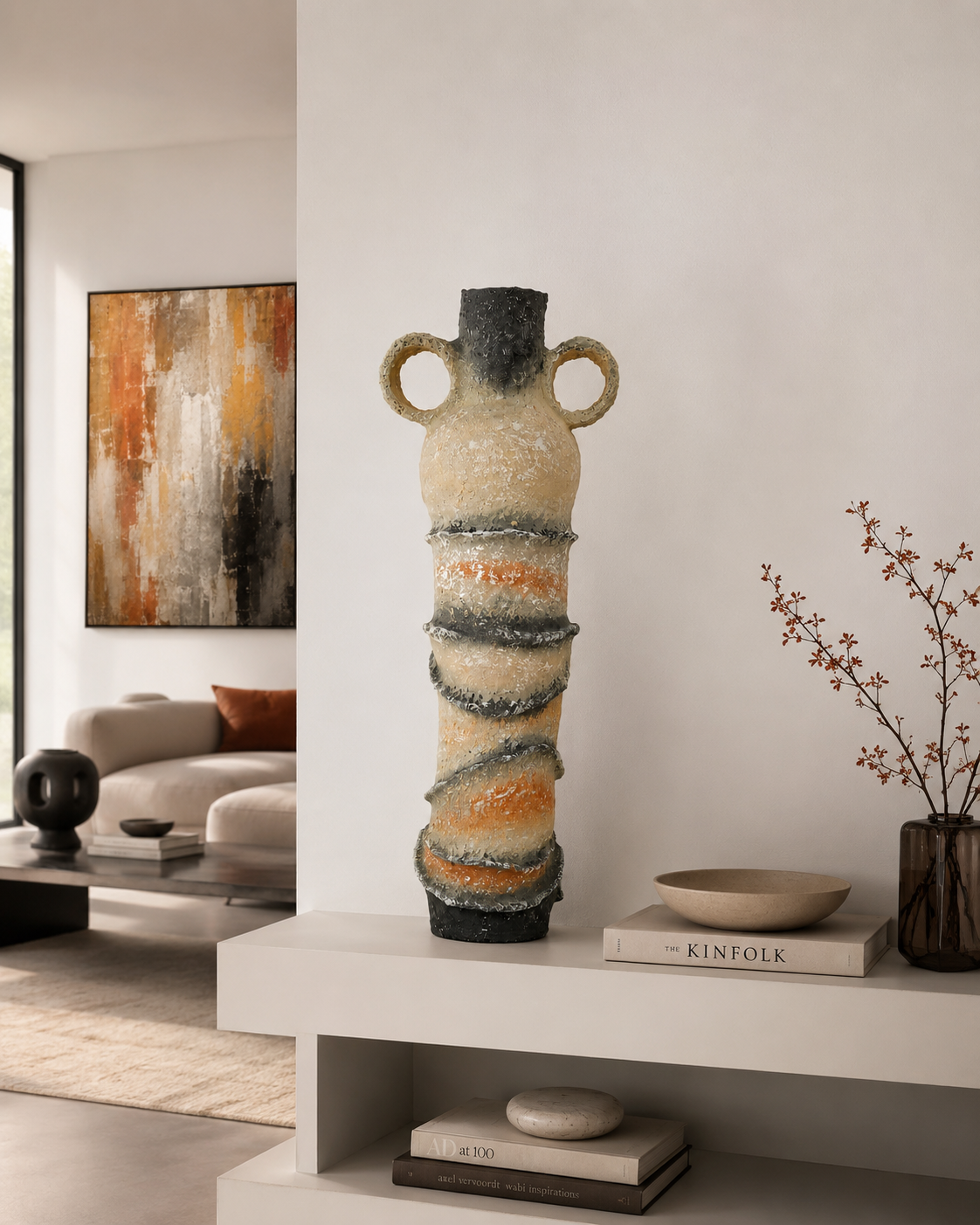 Skulpturale Vase SAHARA