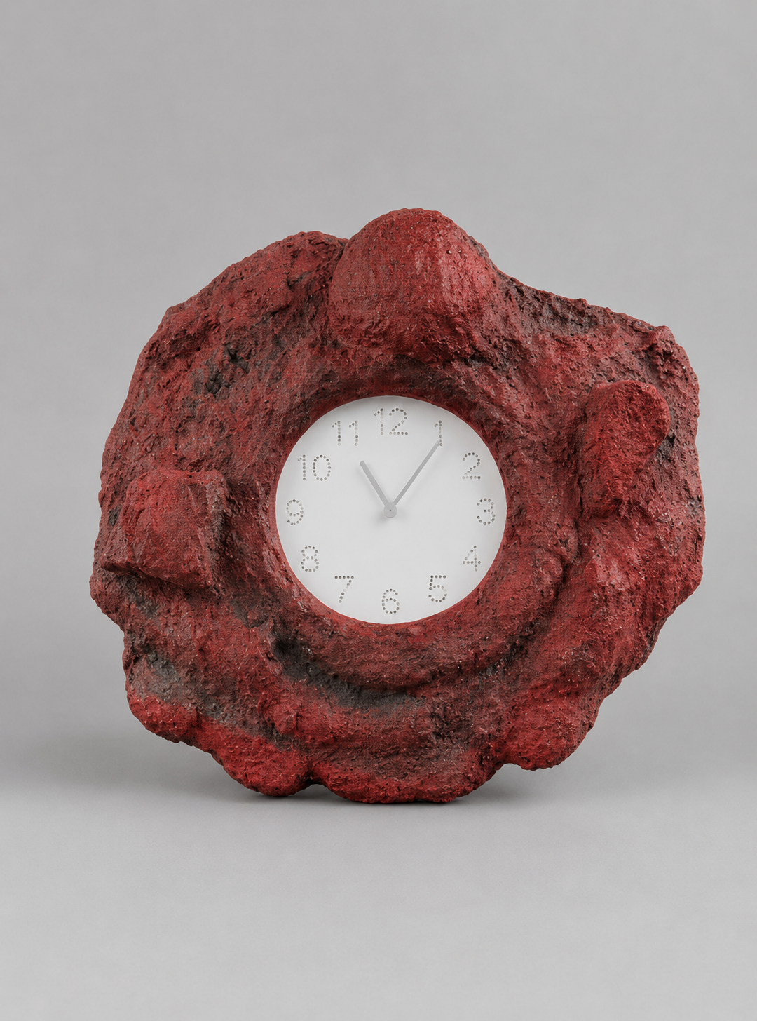 Skulpturale Wanduhr MAGMA