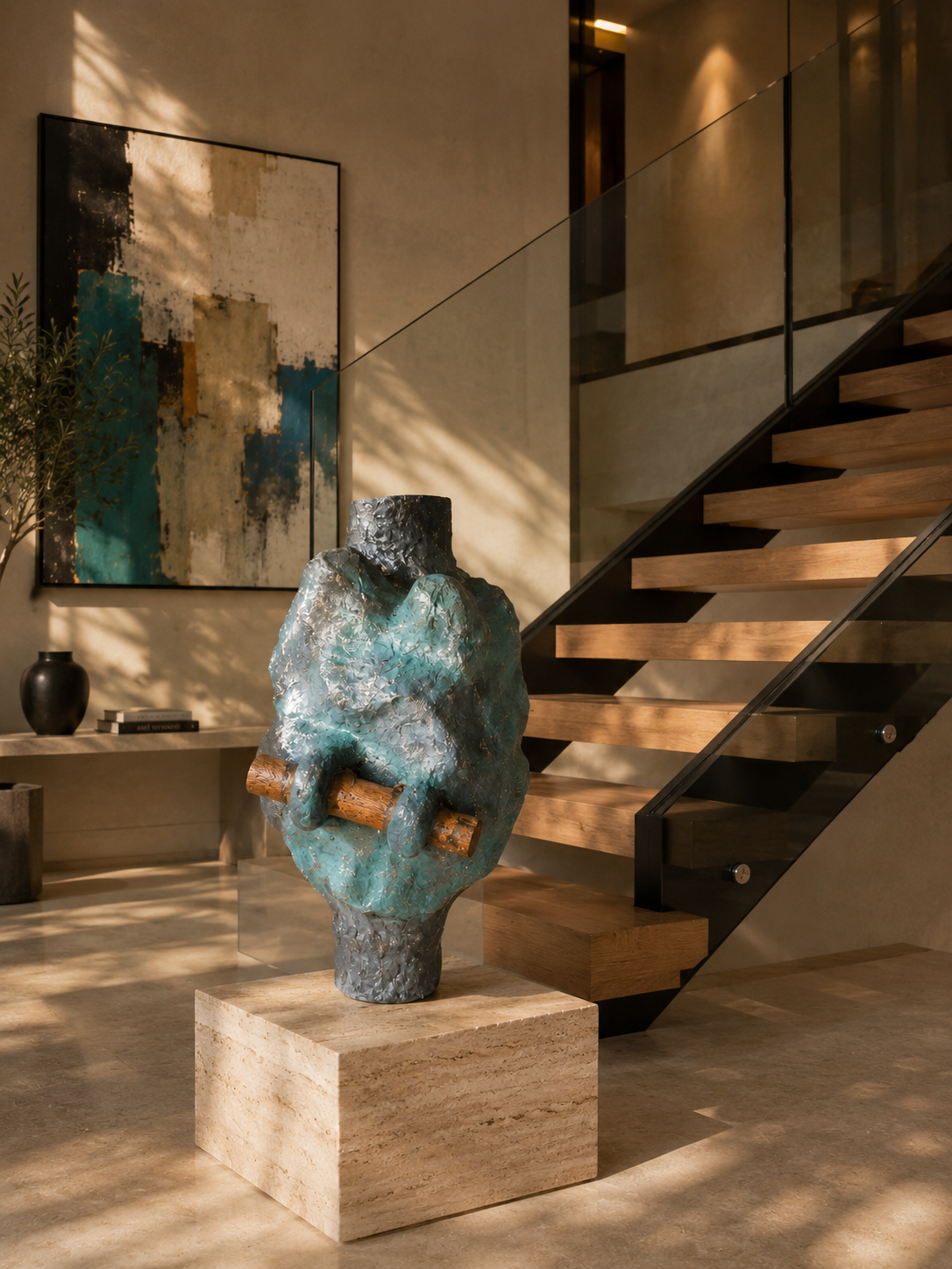 Skulpturale Vase ANCRA