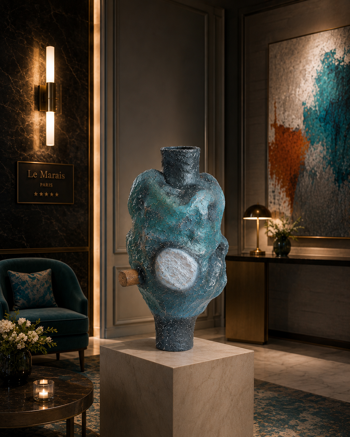 Skulpturale Vase ANCRA