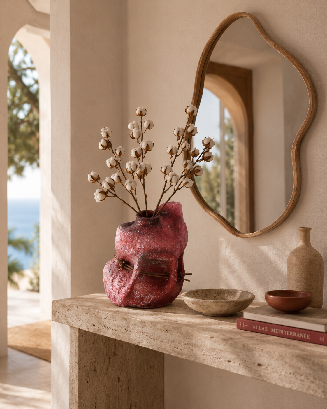 Skulpturale Vase RUBRA