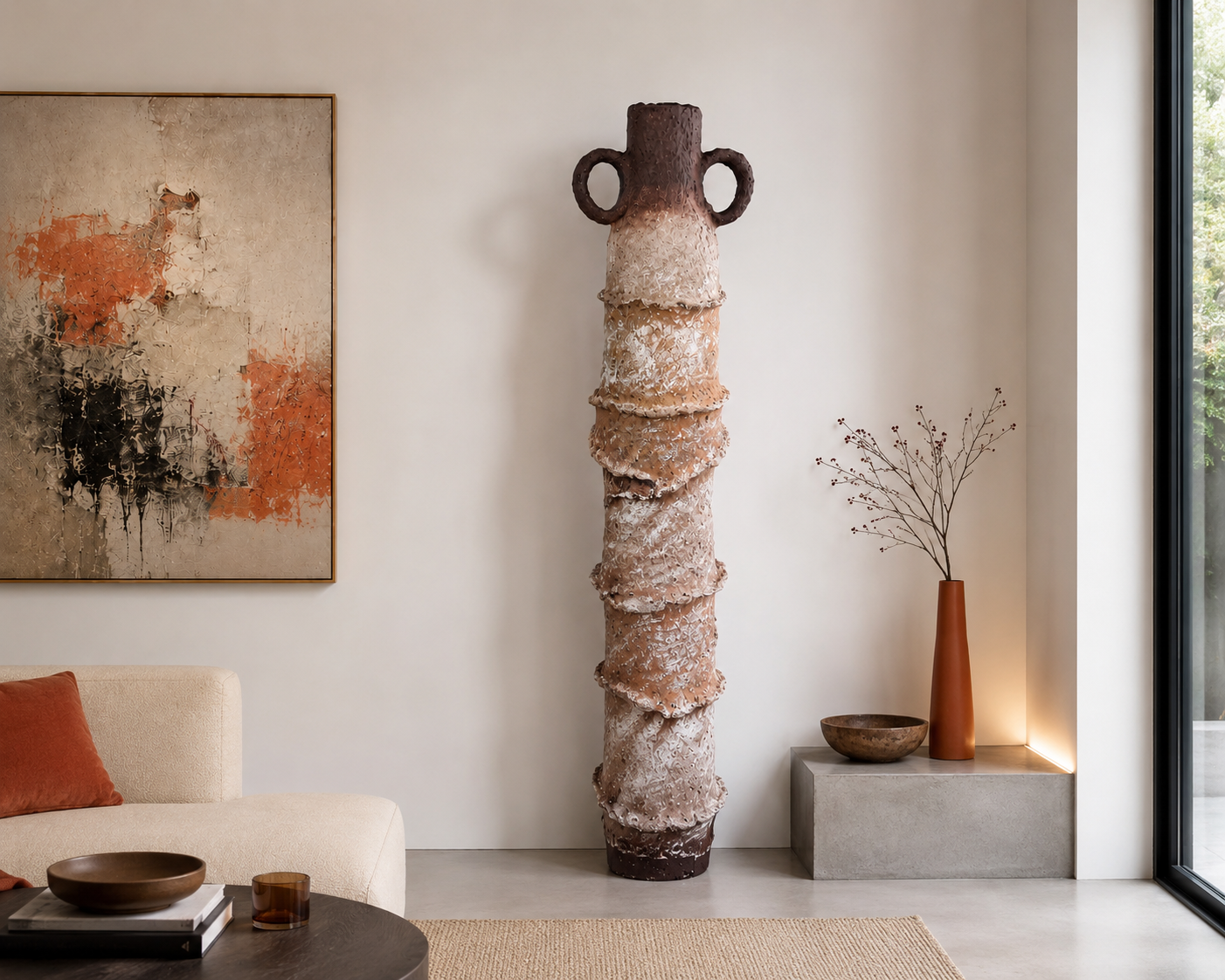 Skulpturale Vase SAVANA