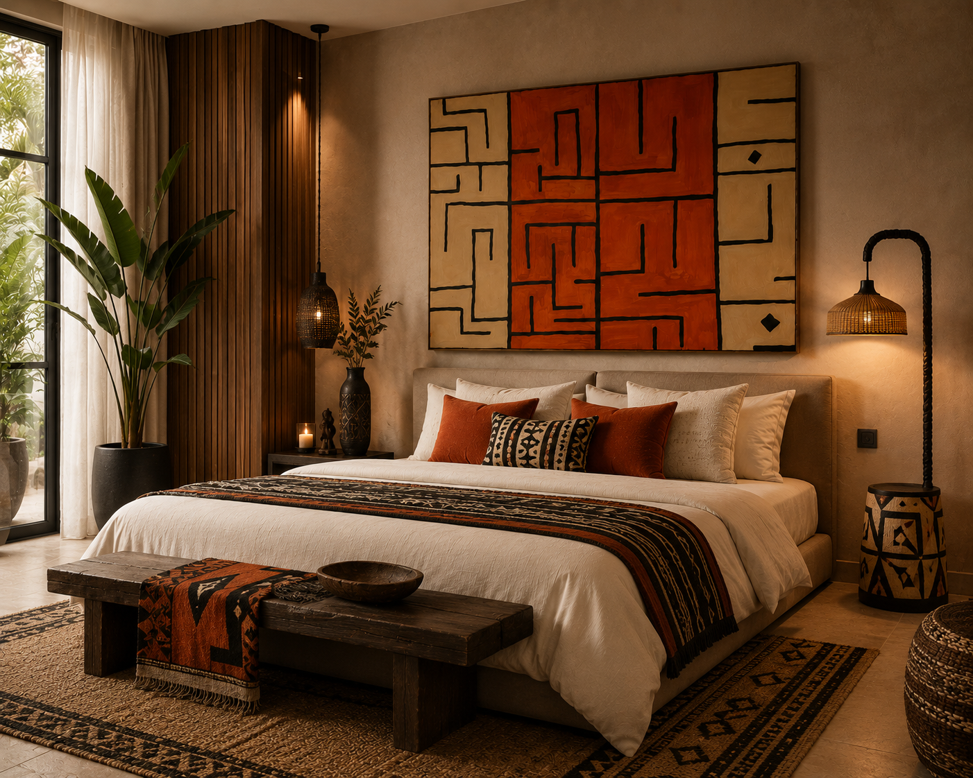 MAZEA – Skulpturales Wandkunstwerk