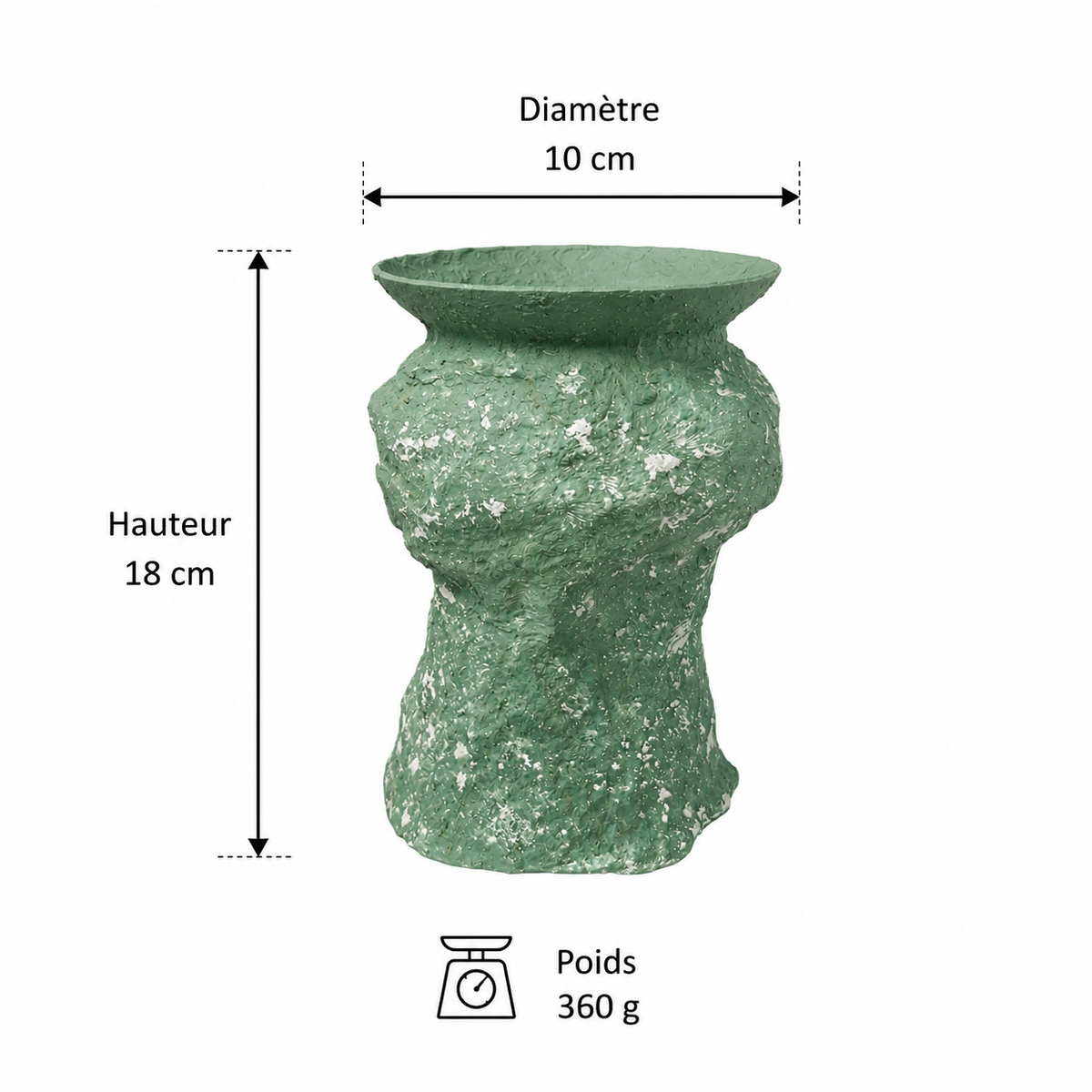 Skulpturale Vase TERRA