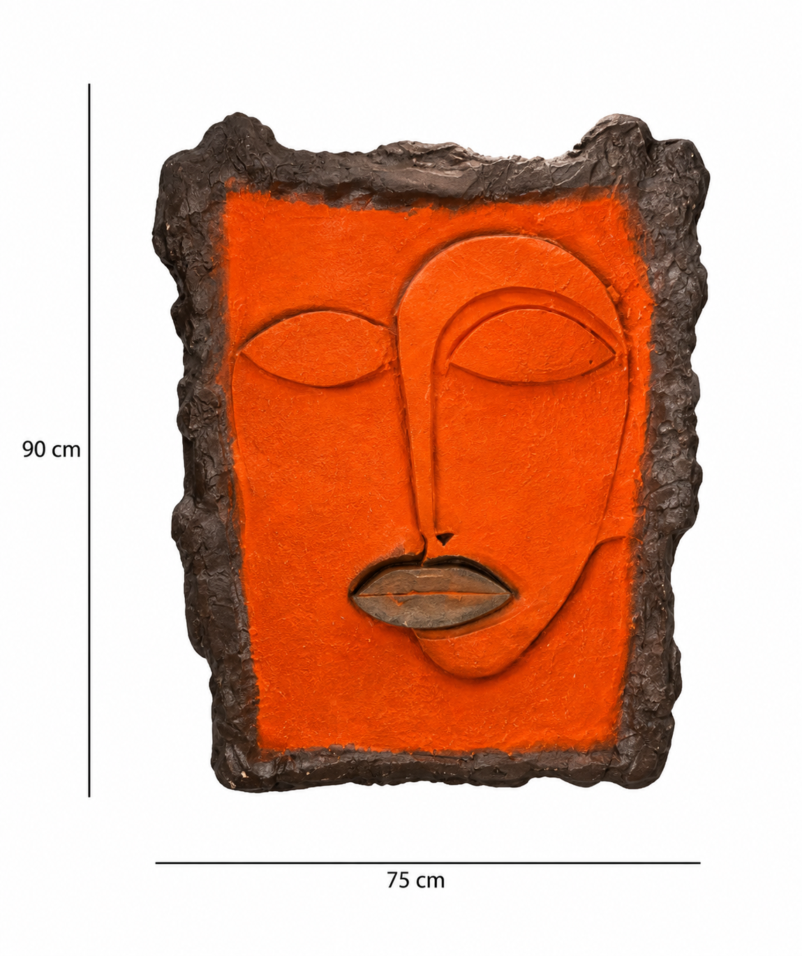 Künstlerische Wandmaske TERRA