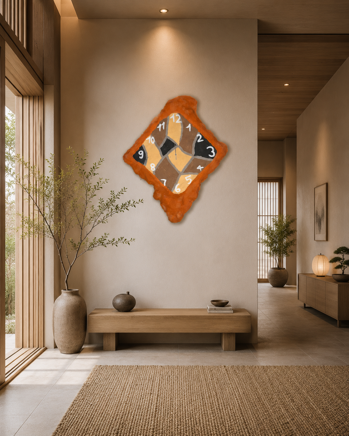 Design-Wanduhr DIALOG
